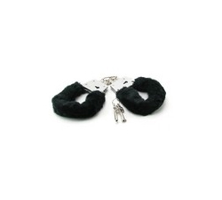   Beginner's Furry Cuffs - Black 
